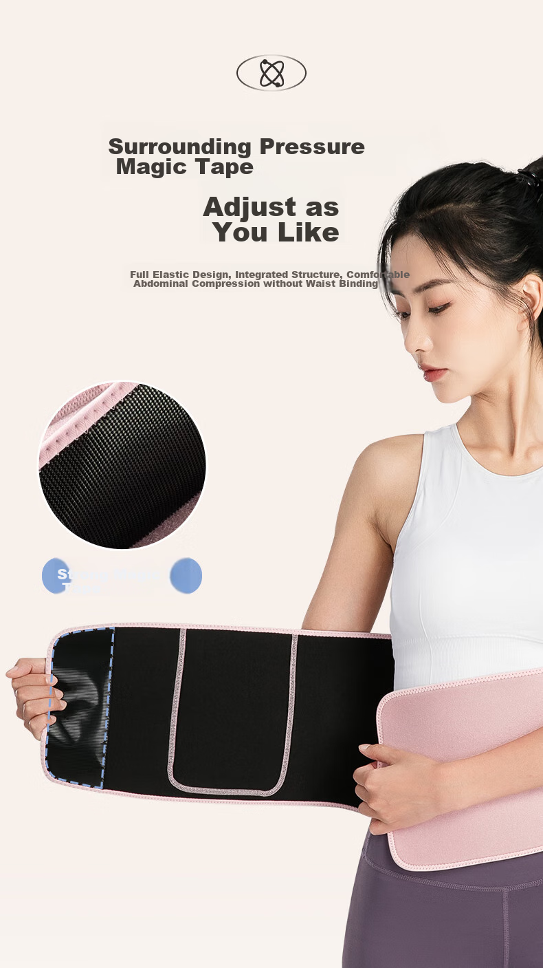 Li-Ning Sweat-Inducing Fat-Burning Waist Trainer, Abdominal Shaper Belt for Women, Back Support, Body Shaping, Fitness Running Exercise, Belly Slimming Waist Cincher, Sweat-Boosting 10