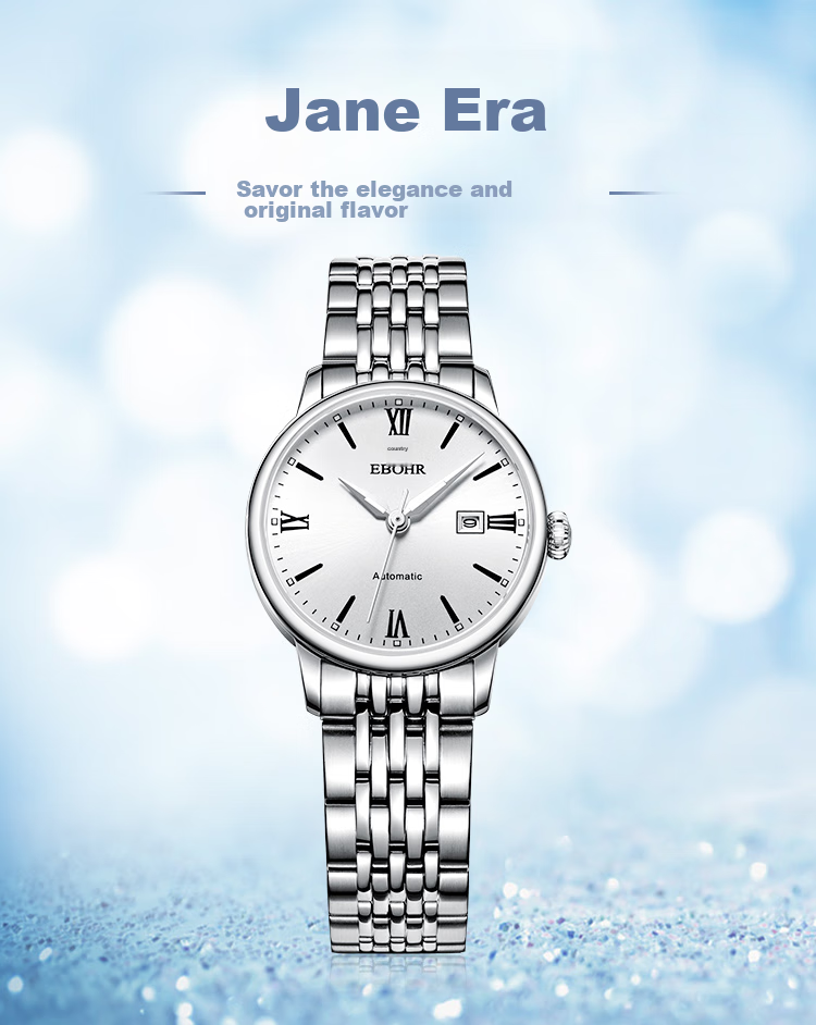 EBOHR Women's Master Series Watch, Exquisite Solid Mechanical Couple's Watch, Birthday And Holiday Gift, 36140121 1