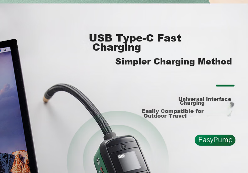 BOSCH Car Air Pump Inflator for Sedans And Cars, High-Power Single-Cylinder Portable Cycling Pump 24