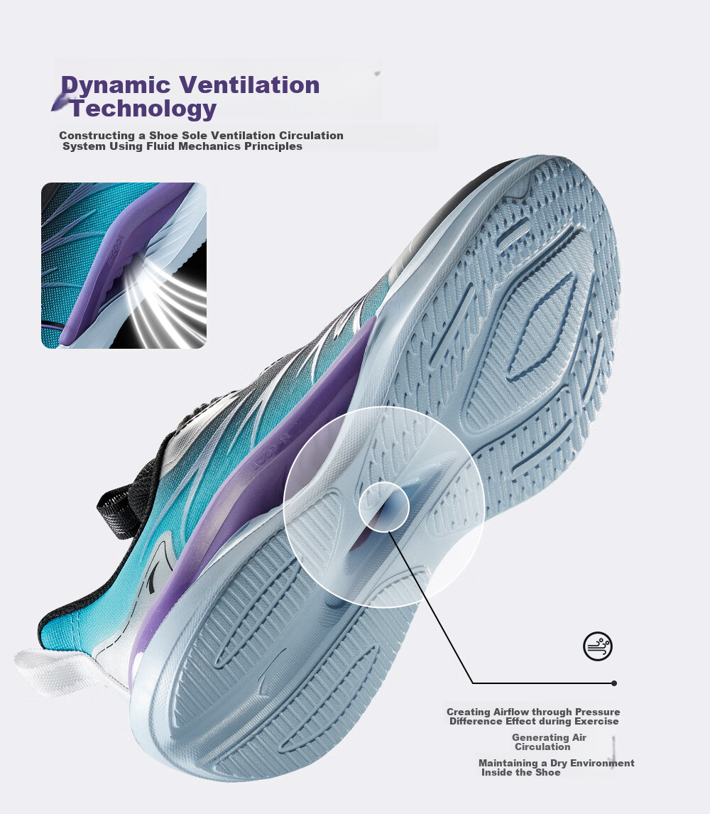 Anta Kids Sports Shoes Yufeng Running Shoes 2026 Summer Boys Breathable Running Shoes Physical Test A12525567H 6