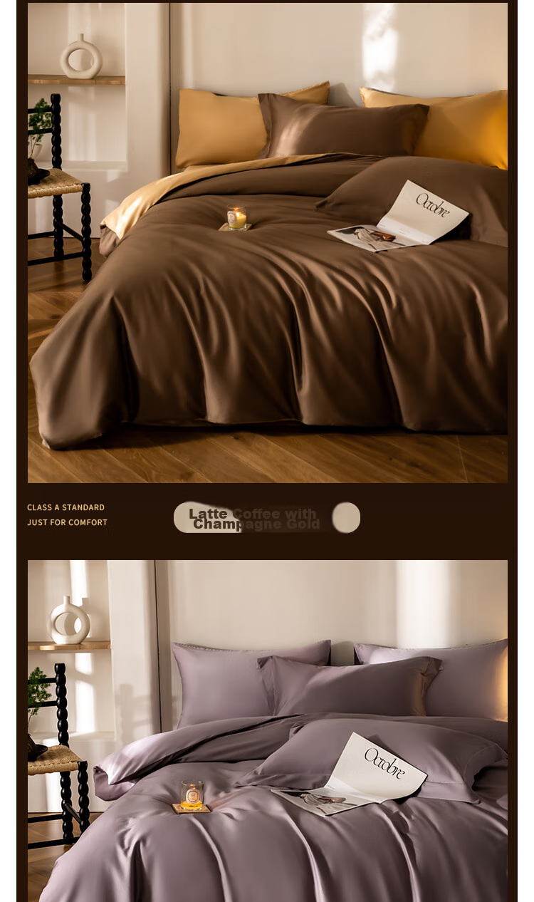 JIEBO 100-Piece Pure Cotton Bedding Set, Class A Long-Staple Cotton High-End Luxury Bedding Set with Duvet Cover, for 2.0/2.2 Meter Beds, Duvet Cover Size 220×240cm 8