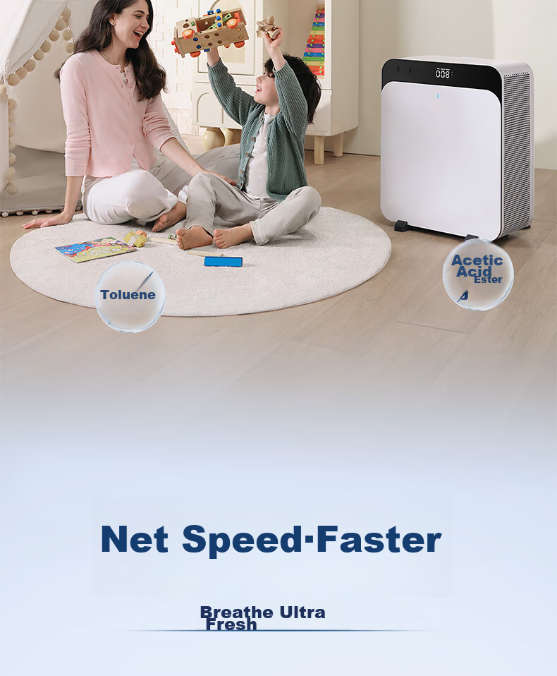 Blueair Air Purifier Removes Formaldehyde, Bacteria, Flu Viruses, Odors from New Homes, Bedroom Use, Eliminates Smoke And Smells, Absorbs Cat Hair, Air Purification Machine CP7i 13