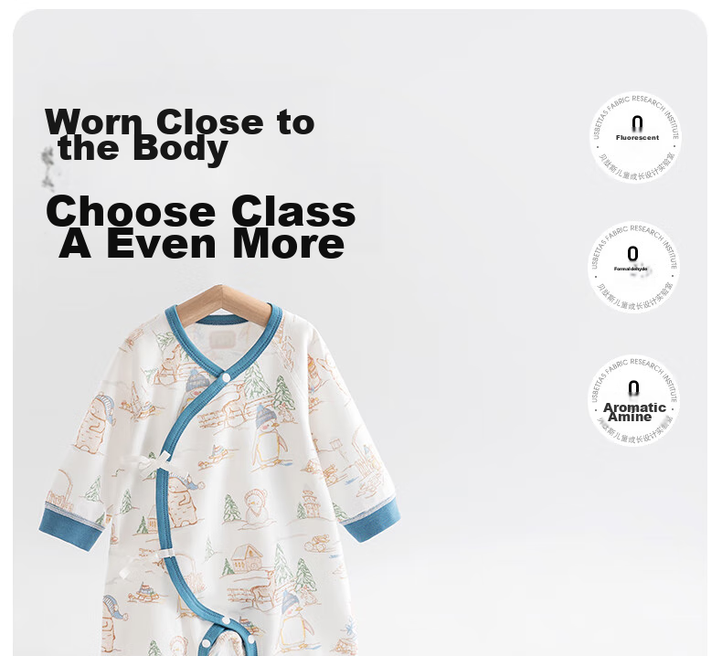 Beitaisi Baby Clothes, All-Season Onesie, Long-Sleeve, Pure Cotton, Soft, Newborn Infant Belly Protection, Anti-Cold, Baby Romper, Crawling Suit 16