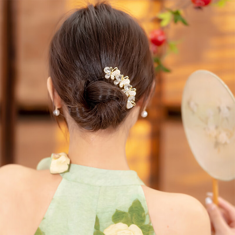 CHIMERA Hair Bun Maker, Back-Of Hair Clip, High-End Hair Accessory for Women, Hair Comb, Birthday Gift for Girls