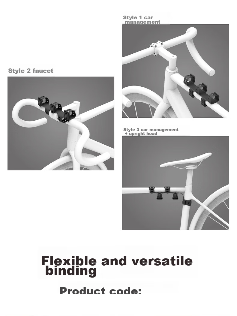 Bone Cycling Portable Storage Fruit Water Bottle Strap, Outdoor Off-Road Camping Bluetooth Speaker Binding Rope 5