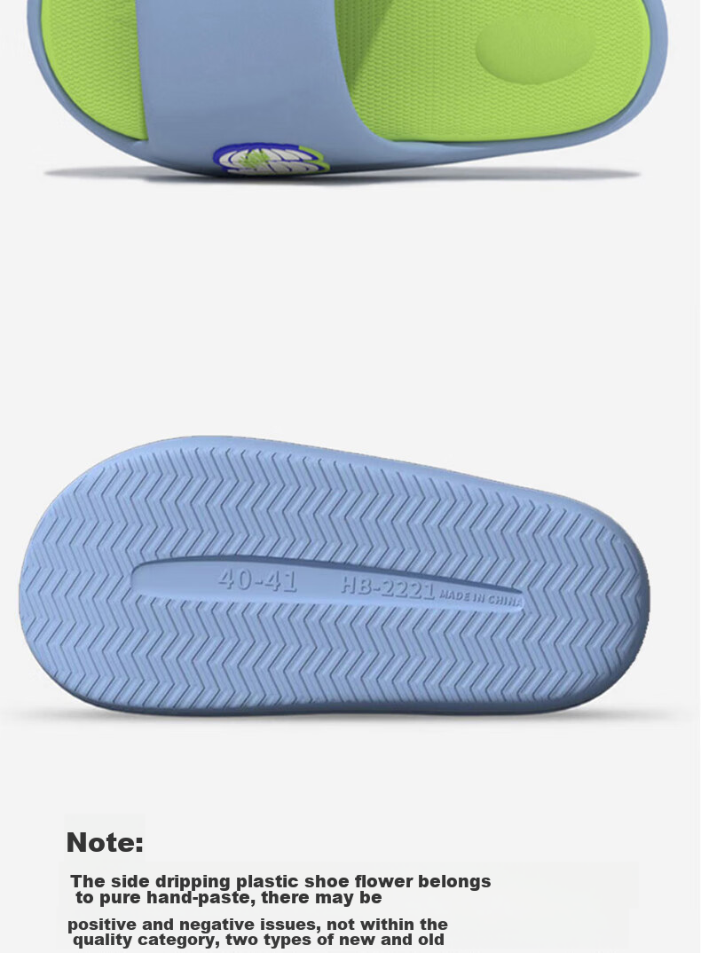 Chikoku Sports Slippers for Men, Summer Home Thick-Soled Non-Slip Trendy High-End Couple Outdoor Sandals for Women Summer 11