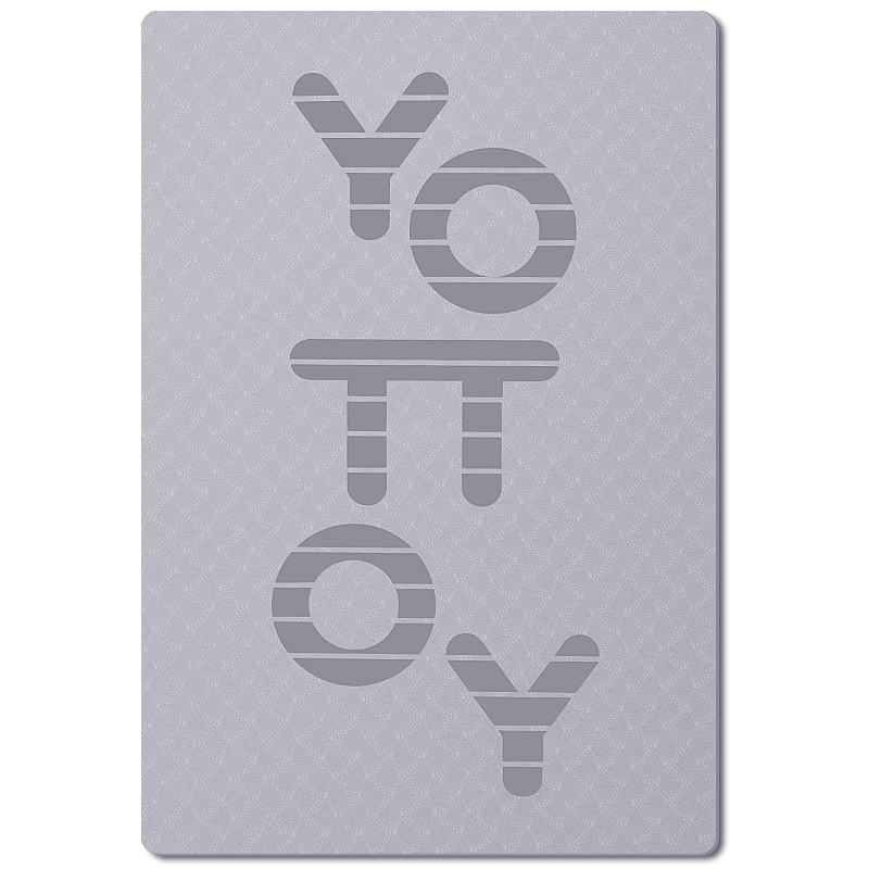 Yottoy Large Yoga Mat for Two People, Extra Thick Non-Slip Shock-Absorbing Exercise Mat for Home Use, Children's Dance Mat