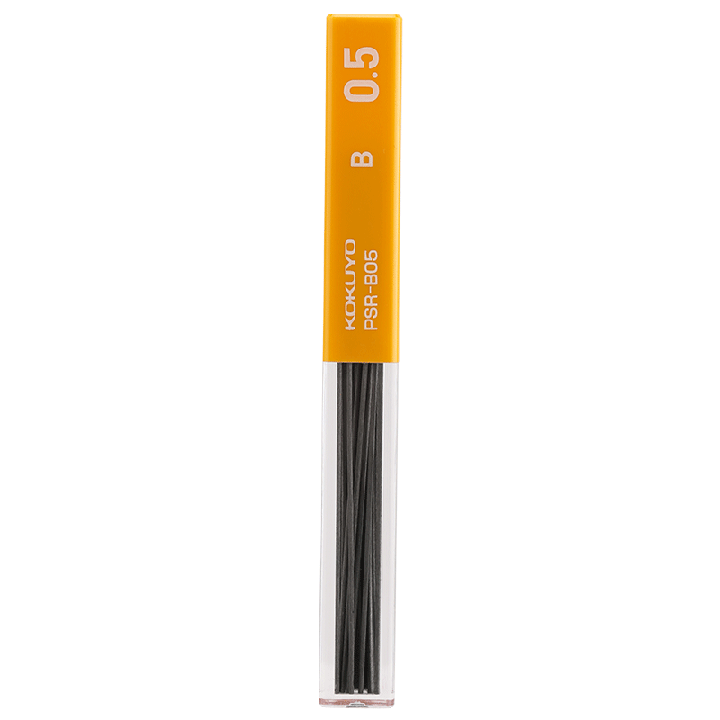 KOKUYO Imported 0.5mm Mechanical Pencil Lead, for Students' Exams And Writing, Drawing, Anti-Breaking Lead Refills, One Tube, PSR-B05