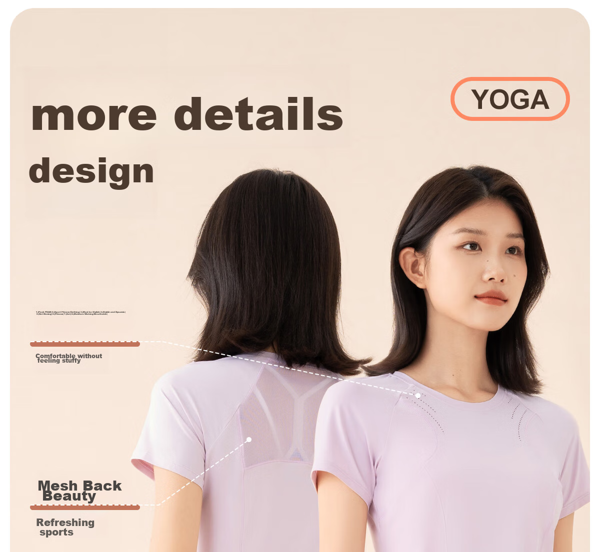 361° Sports Fitness Yoga Top for Women, Spring And Summer Running Pilates Workout Short-Sleeve T-Shirt, High-Quality Quick-Dry Yoga Wear 6