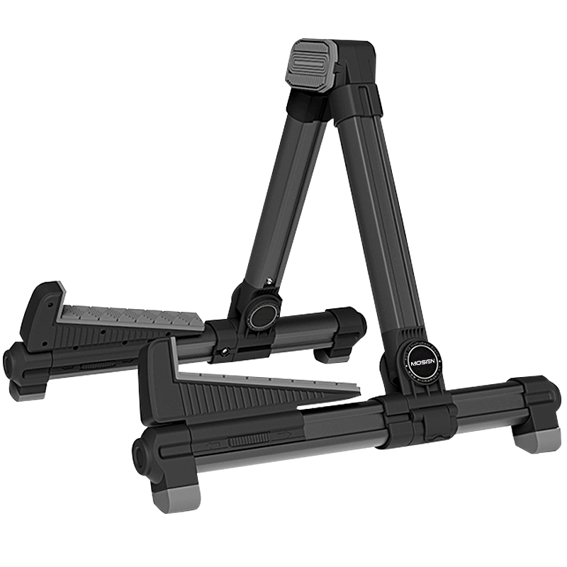 MOSEN MS-301 Guitar Stand, Vertical Folding Thickened Aluminum Alloy Instrument Stand, Universal Guitar Support for Musical Instruments