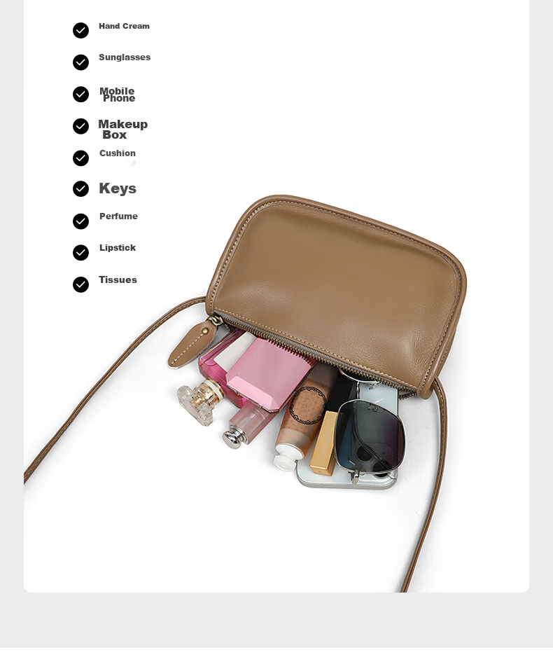 Viney Leather Handbag, Stylish Crossbody Dumpling Bag, Luxurious Shoulder Bag, Practical Birthday And Mother's Day Gift for Mom 7