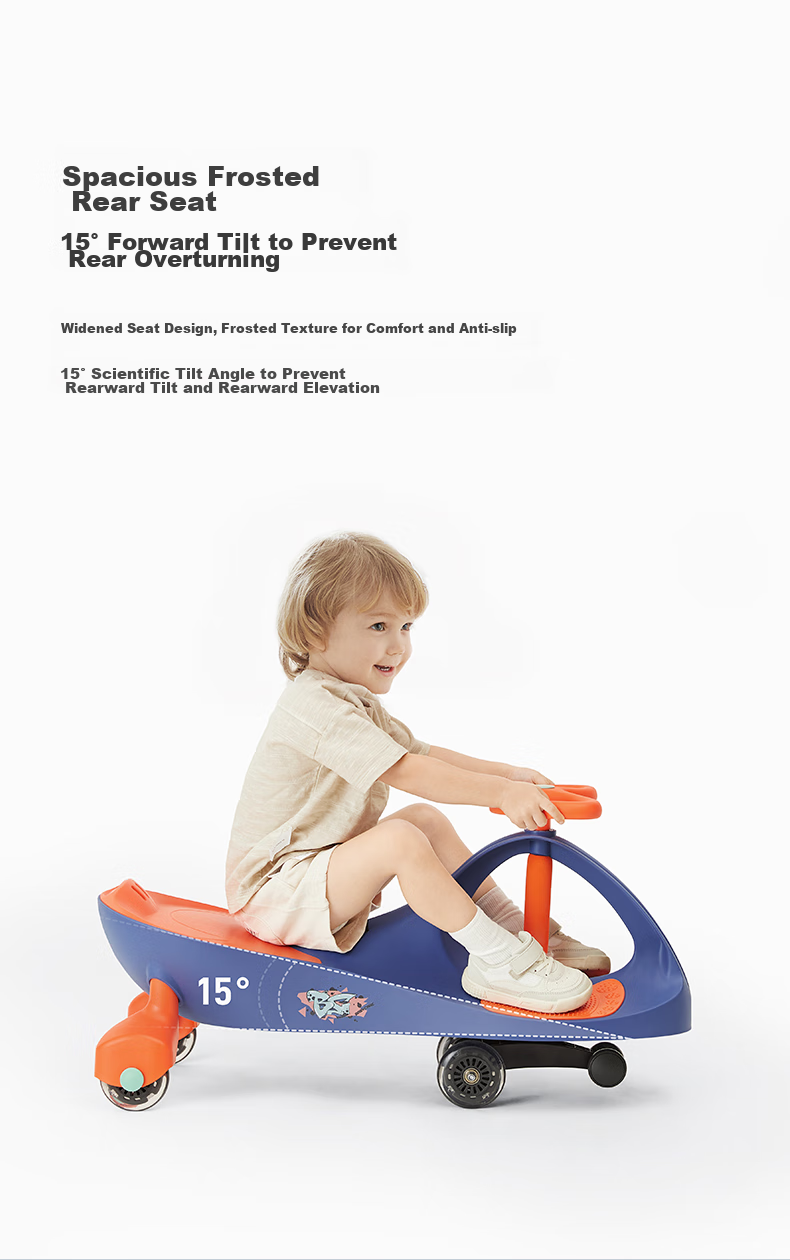 Babycare Children's Twist Car Toy for Ages 1-3 Anti-Rollover Ride-On Car Baby Swing Car Baby Gift Xindebai 5