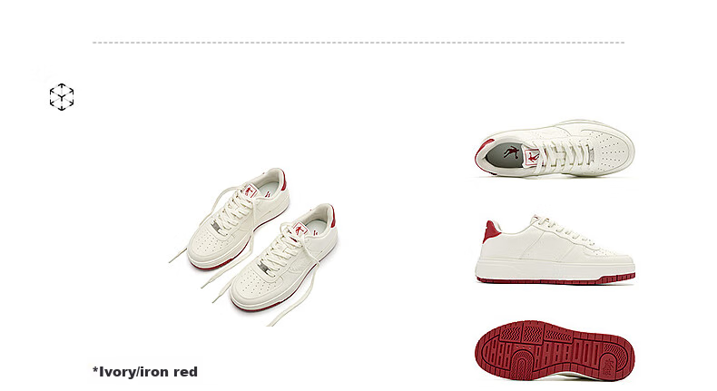 QIAODAN Five-Centimeter Men's Sneakers, Low-Top White Shoes, Trendy Versatile Thick-Soled Height-Increasing Casual Sports Shoes 43