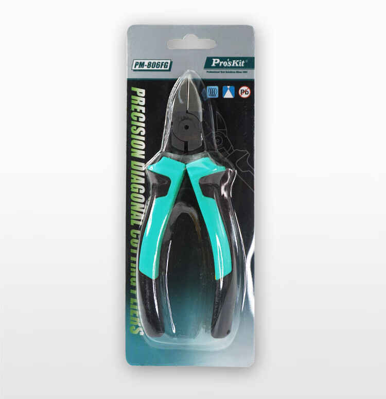Pro'sKit PM-806FG Precision Diagonal Cutting Pliers, Two-Color Handle Diagonal Pliers 4