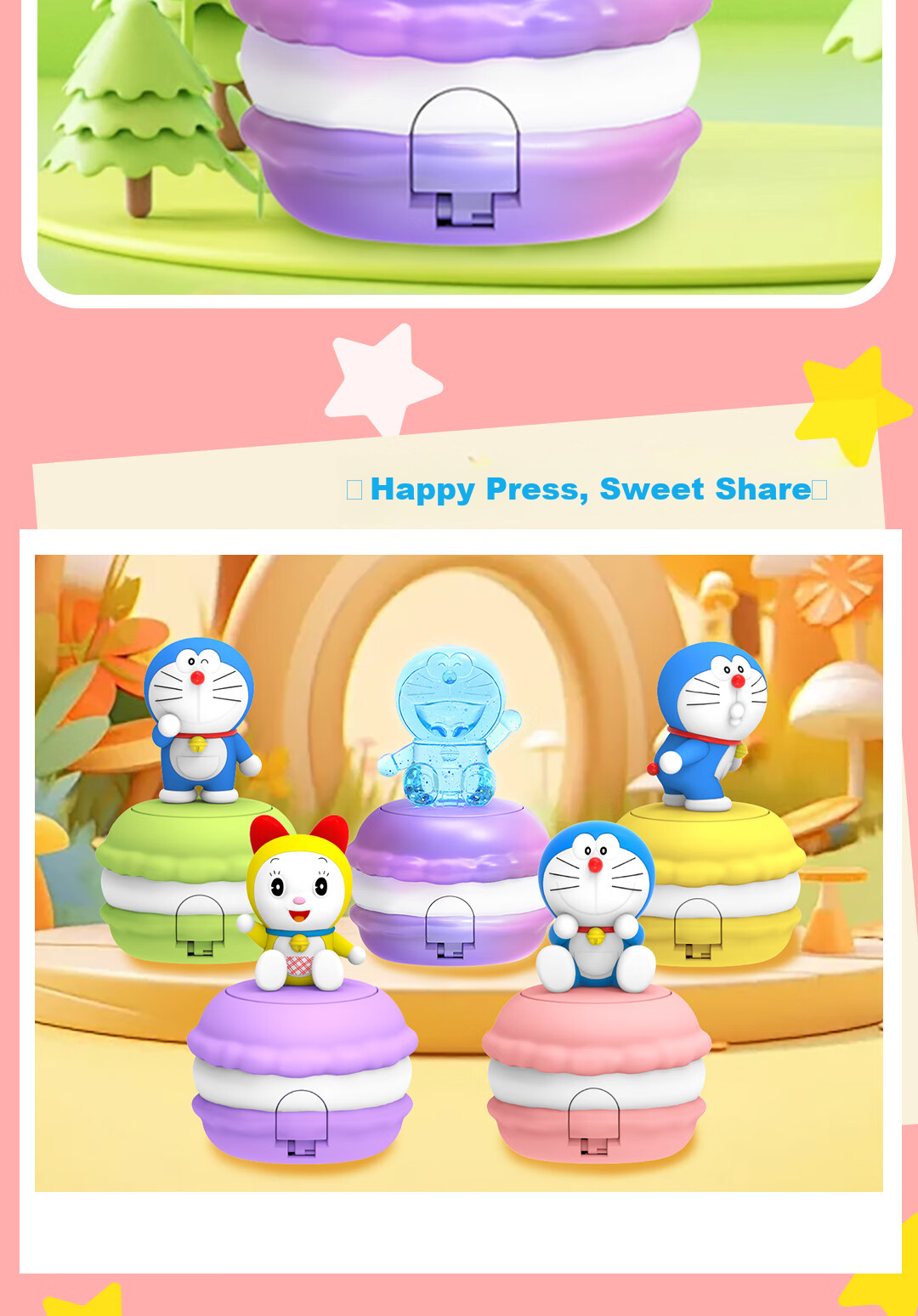 LDCX Doraemon Stuffed Plush Doll, Lucky Cat Figurine, Birthday And New Year Gift, Peripheral Blind Box 12