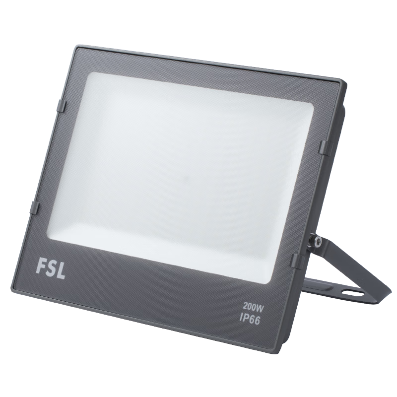 FSL Foshan Lighting LED Floodlight Outdoor Street Light Waterproof High Power Billboard Spotlight Warehouse Site Lighting Floodlight 200W White Light 18000 Lumens