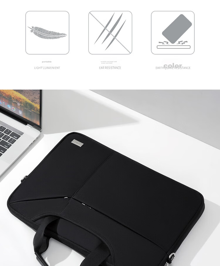 GOLF Laptop Bag 14/15.6 Inch Handheld Briefcase, Men's Shoulder Bag, Notebook Computer Bag, Business Bag 5