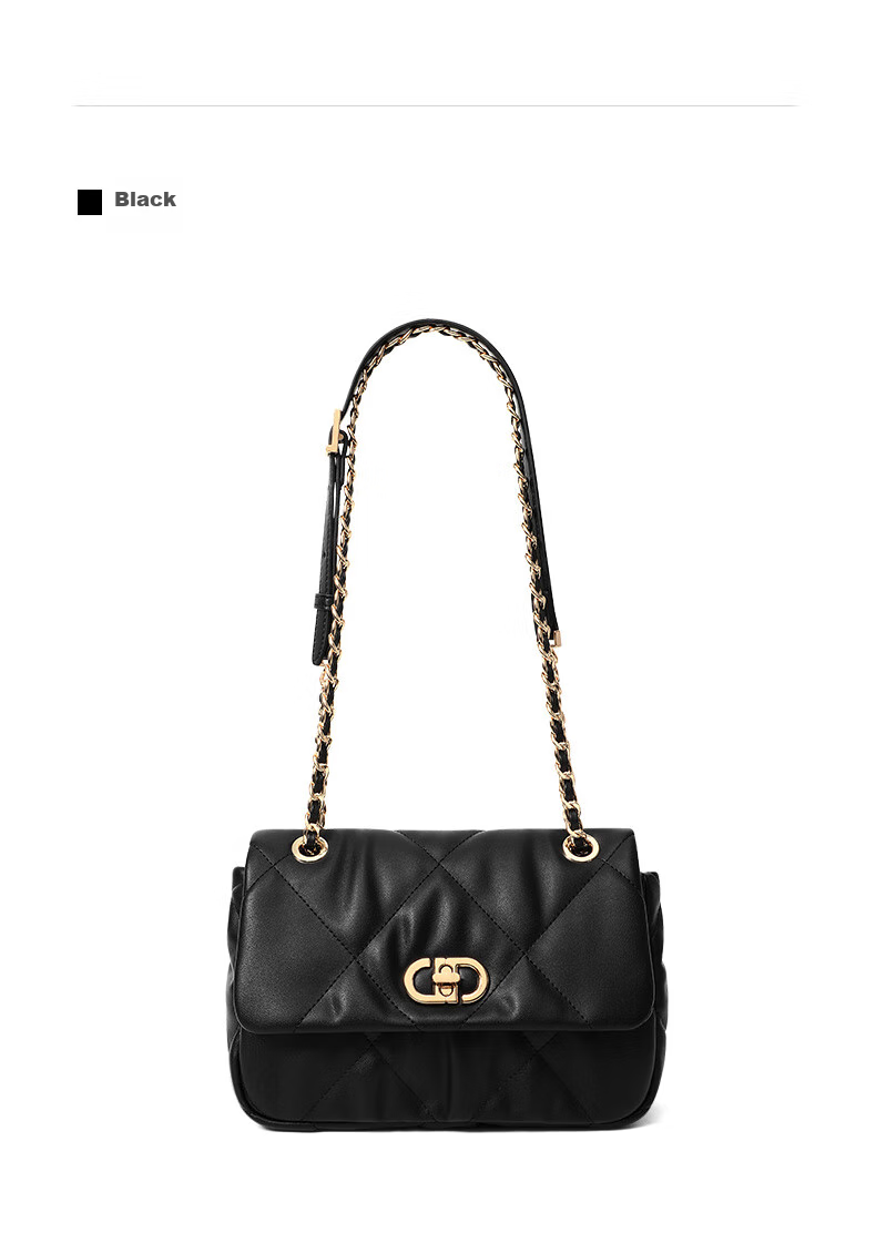 CASSILE Women's Handbag, Shoulder Bag, Quilted Pattern, Large Capacity, Chain Strap, Light Luxury Crossbody Bag, 520 Gift 27