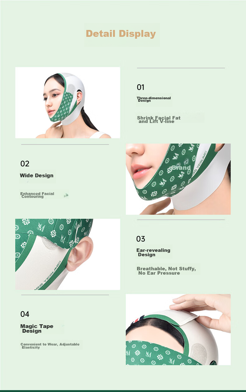 YSMI Sleep Lifting Face Mask, Facial Lifting And Tightening Device, V-Face Slimming Bandage, Far-Infrared Goddess Gift for Women's Day 25
