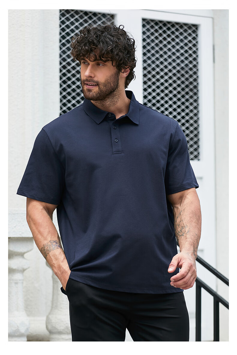 Dibinze Large Size Polo Shirt for Men, Plus Size Loose Fit Cool Business Casual Collared T-Shirt, White, 8XL 19
