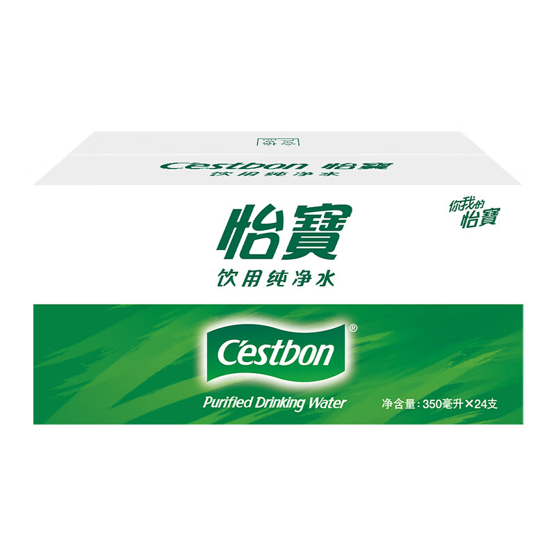 怡宝 饮用水 纯净水350ml*24瓶 整箱装
