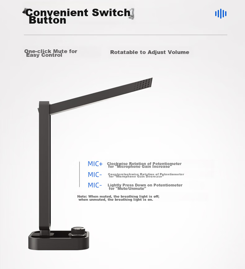 PHILIPS Computer Microphone, Multi-Purpose Wired Mic for Online Classes And Meetings, Gaming Intercom Headset, High Sensitivity with Noise Cancellation, Foldable, 3.5mm Compatible with SHM1008 7