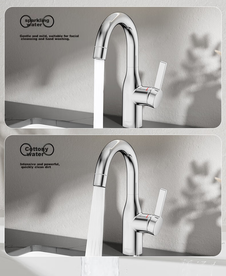 JOMOO Basin Faucet, Washbasin Cold And Hot Dual Control, Rotatable Sink, Bathroom Cabinet Faucet 32686 10