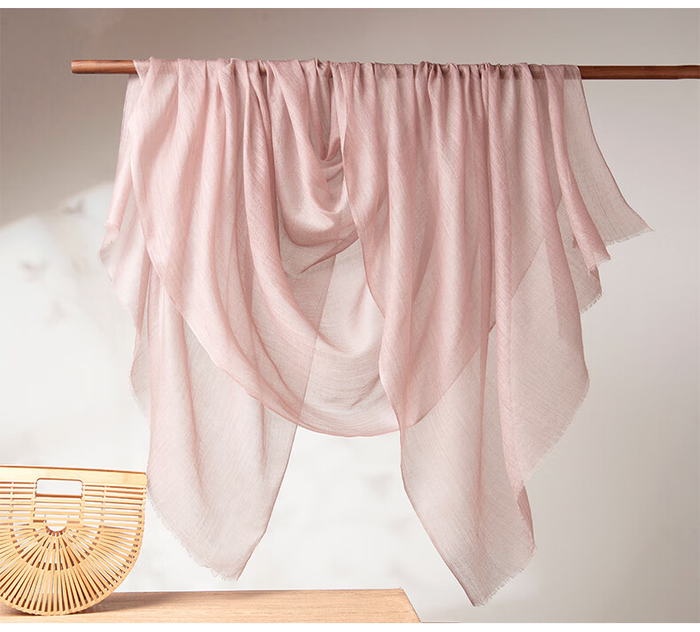 Zhijinlou Thin 100% Cashmere Scarf, Skin-Friendly Comfortable Fashionable Gift Shawl, Solid Color Simple Versatile Neck Wrap Birthday Present 13