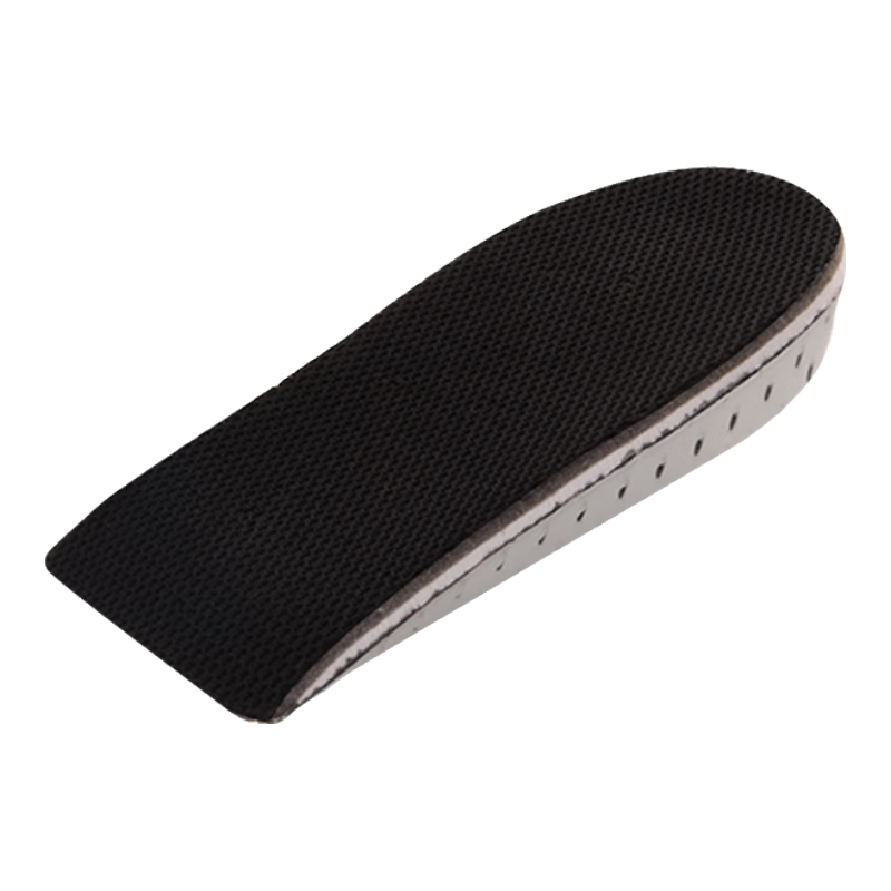 Eleft Black And White Memory Foam Invisible Height-Increasing Insoles for Men And Women, Shock-Absorbing, Soft And Elastic, Breathable And Comfortable Half Insoles, 3.5CM