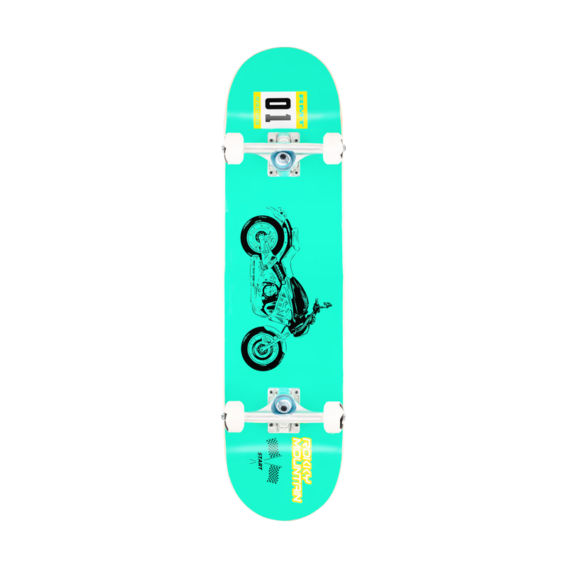 RMT Skateboard, Professional Board, Double-Kick Board, Short Board, Four-Wheel Tricks, for Beginners, Adults, Men, Women, Teenagers, Childre