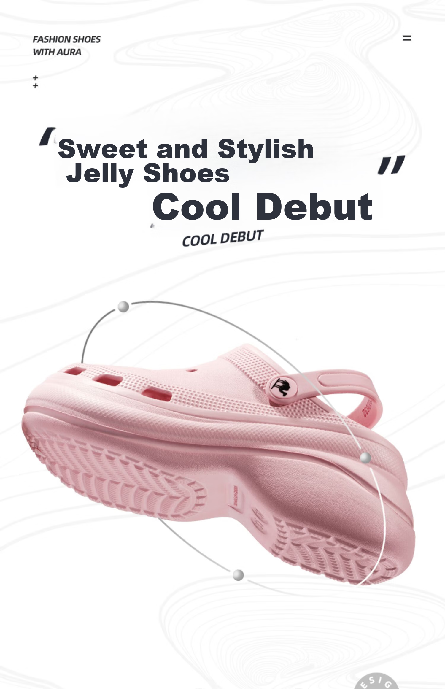 CAMEL Women's Perforated Shoes, New Summer Casual Fashion Outdoor Thick-Soled Non-Slip Closed-Toe Sandals And Slippers for Women, 0632 10
