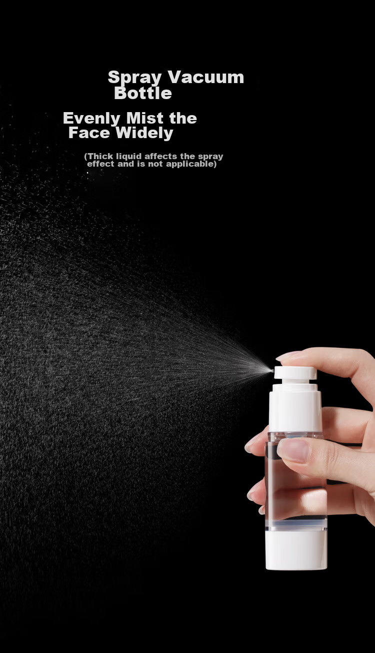 Meifuyu Vacuum Pump Spray Bottles, 50ml*2, Toner Spray Bottles, Empty Bottles, MF0471 6
