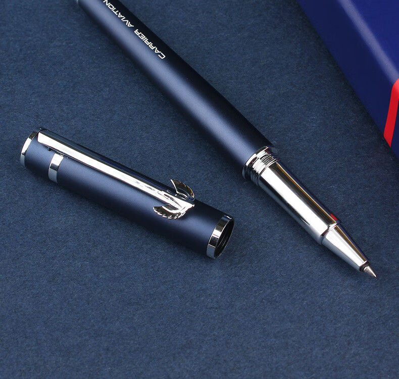 HERO Ballpoint Pen Gift Box H605D Carrier Pilot Series Notebook Ballpoint Pen Signature Pen Gift Box Blue 16