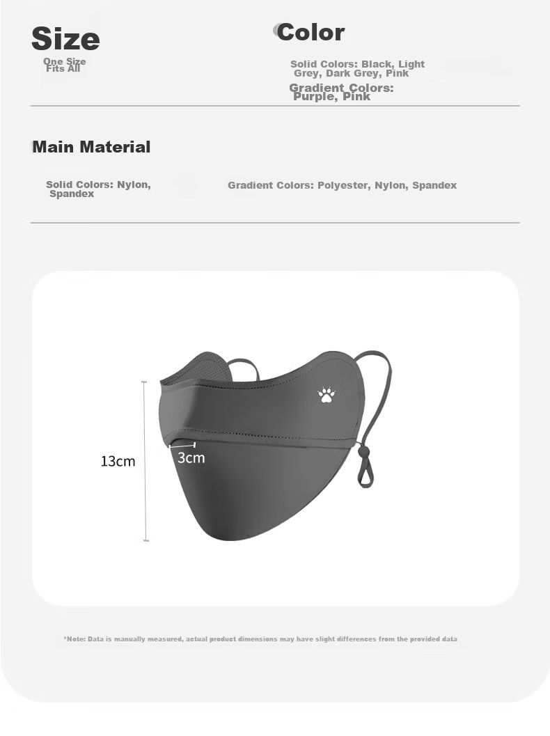 KELME Sun Protection Face Mask for Men And Women, Summer Face Cover, Cycling Mask, Face Guard for Eyes And Corners, Sun Protection, UV Protection, Outdoor Running 11
