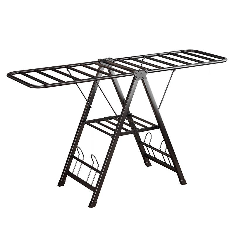 Yicainianhua Foldable Clothes Drying Rack, No Installation Required, Balcony Clothes Hanger, Quilt And Garment Drying Stand, Model 4418