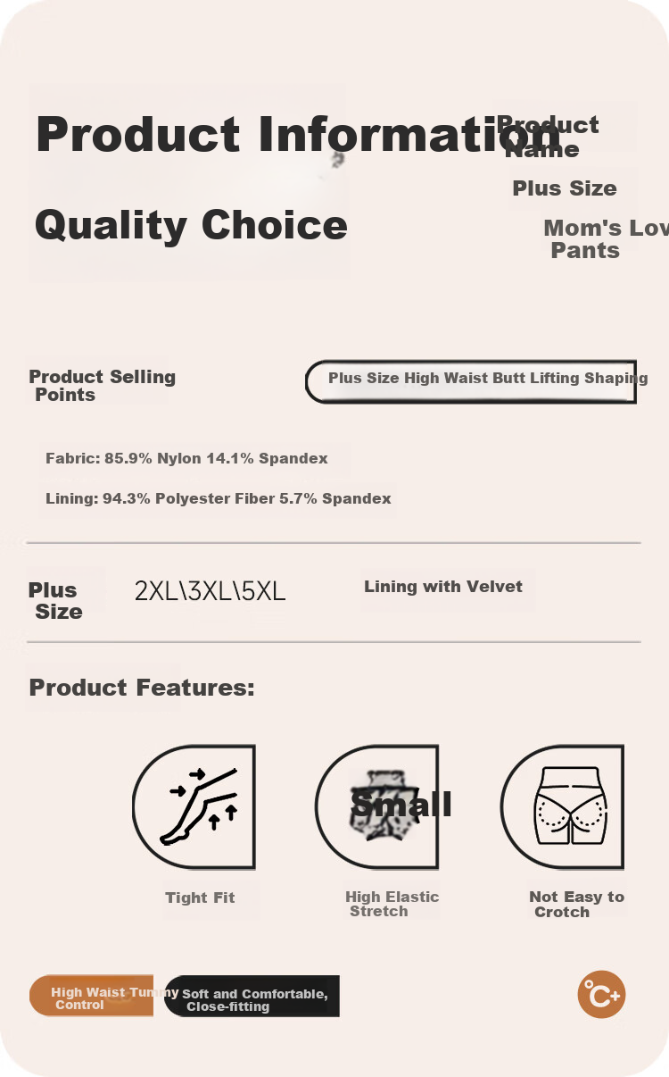 LangSha Plus Size Leggings for Women, Autumn And Winter, Highly Elastic, for Outdoor Wear, Fleece-Lined And Thickened, Suitable for Plus-Size Women up to 200 Jin (100 Kg), Plus Size Pantyhose 15