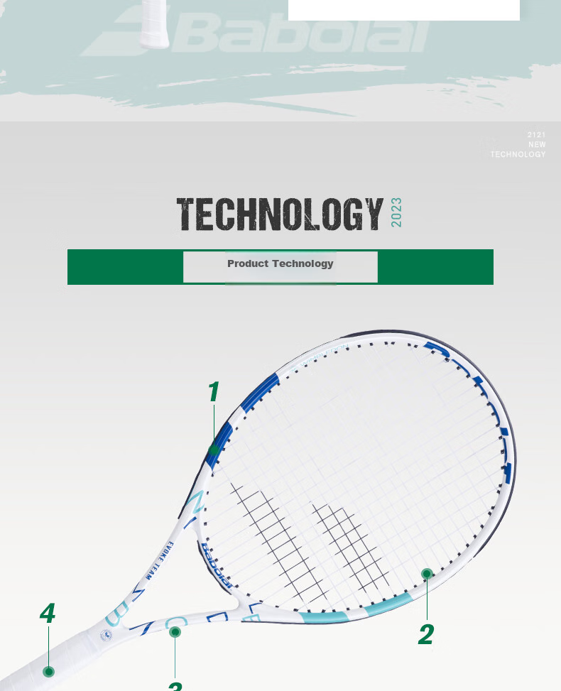 Babolat Tennis Racket for Men And Women, Adult Beginners, Single-Player Tennis Rebound Training Device [Pre-Strung] 4