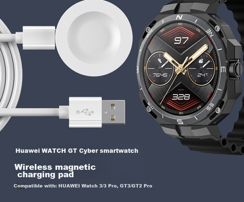 ESCASE Magnetic Charging Cable Compatible with Huawei Watch Charger, Suitable for Watch5/Fit4/4Pro/GT6/5/gt4/4Pro/3/Pro/D Porsche Design, Charging Dock And Base 5