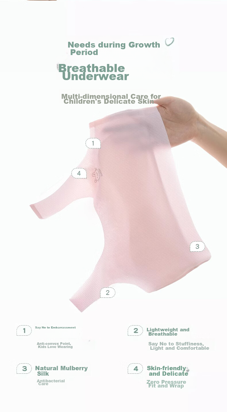 FitonTon, 2-Piece Set, Girls' Underwear for Puberty, Ages 7-13, Breathable Vest, for Older Children And Students, Girls' Bra, Thin Style 2