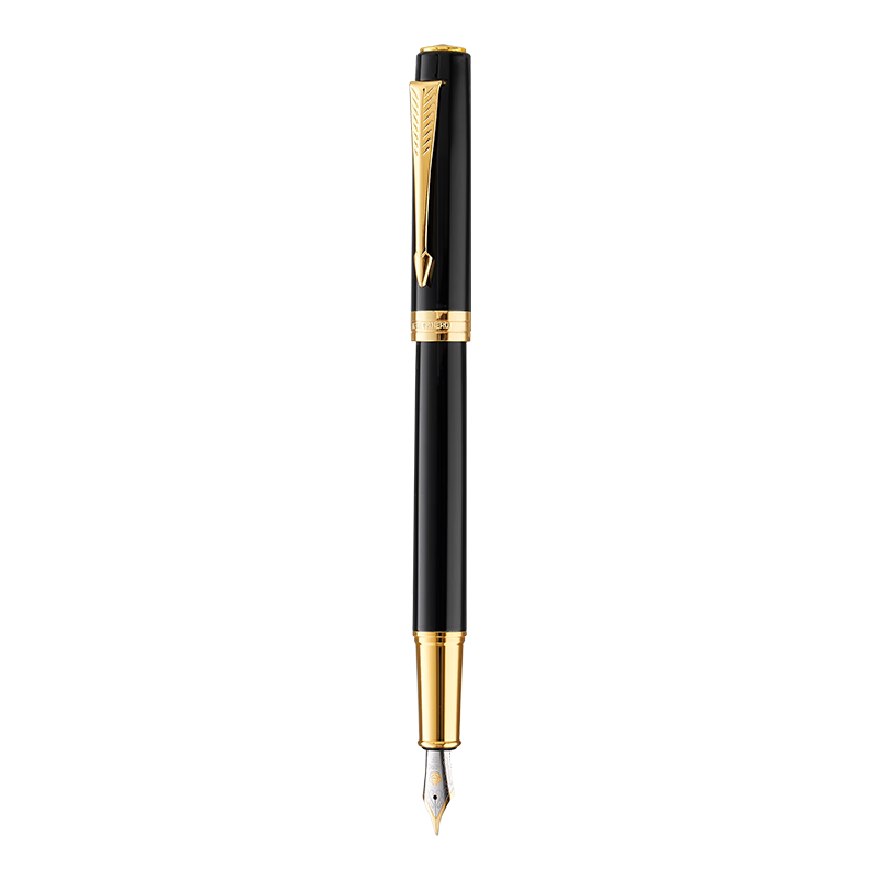 HERO Fountain Pen Gift Set 7077 Black Fine Nib Chess Black Student Stylish Birthday Ink Pen EF Nib JD