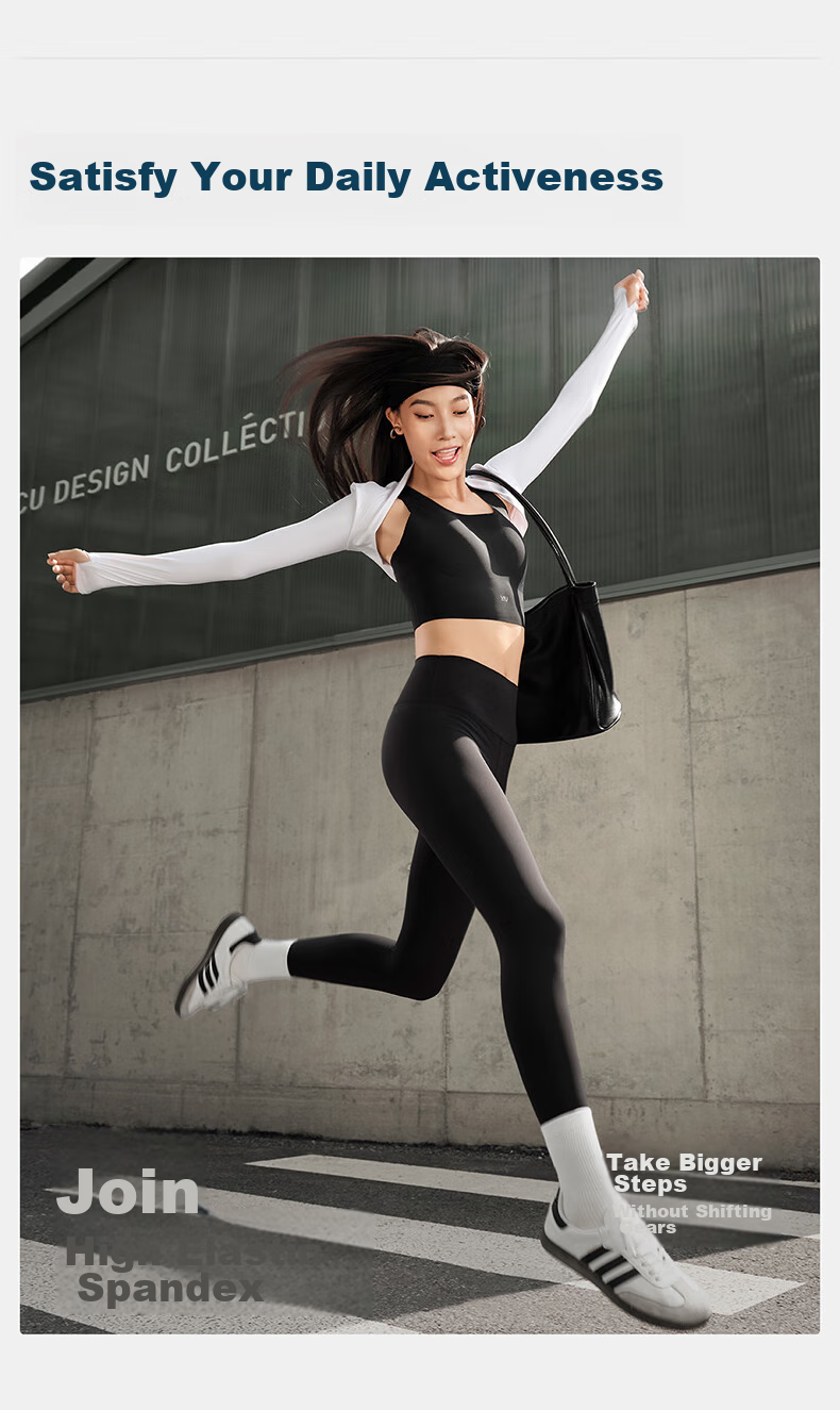 VFU Fleece-Lined Yoga Pants, Winter Warm Base Layer, Thick Windproof Sports Leggings, Ebony Brown, L 13