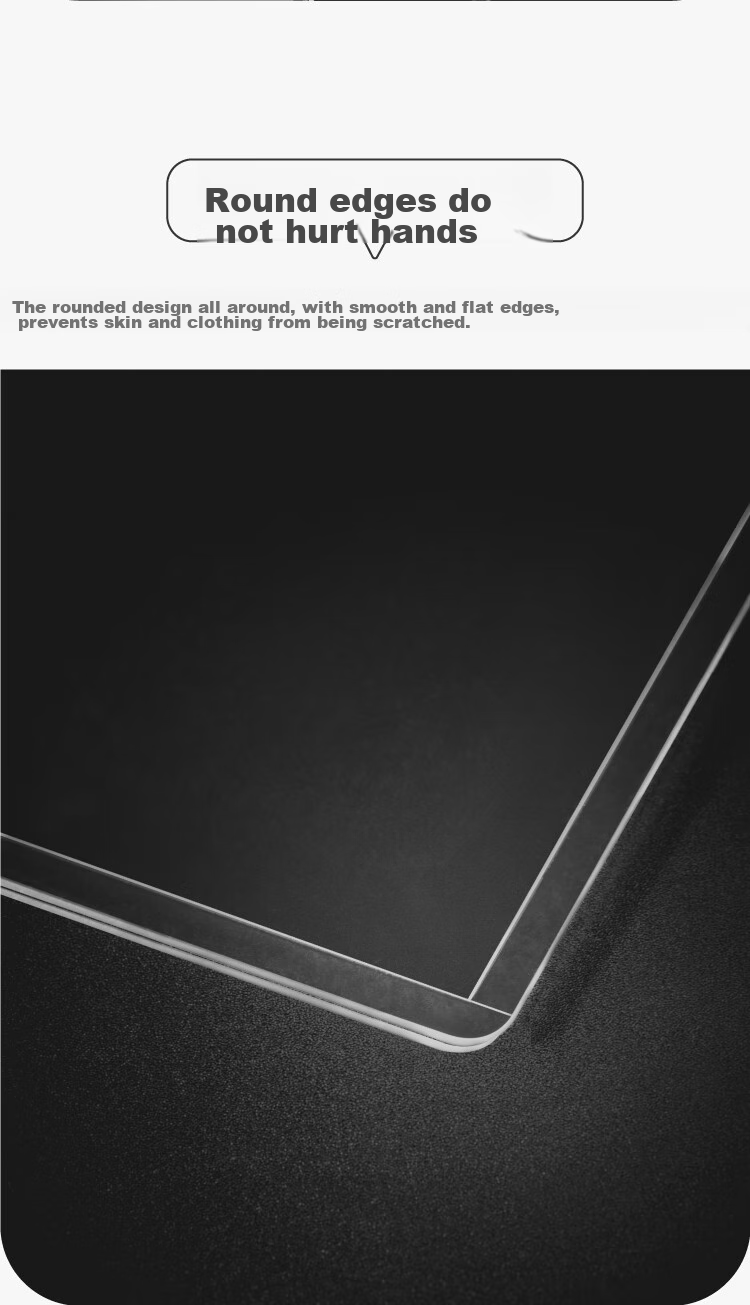 UHOO A4 PVC Hard Plastic Cover, Pack of 10, Transparent Display Card Holder File Protector Sleeve, 6421 3