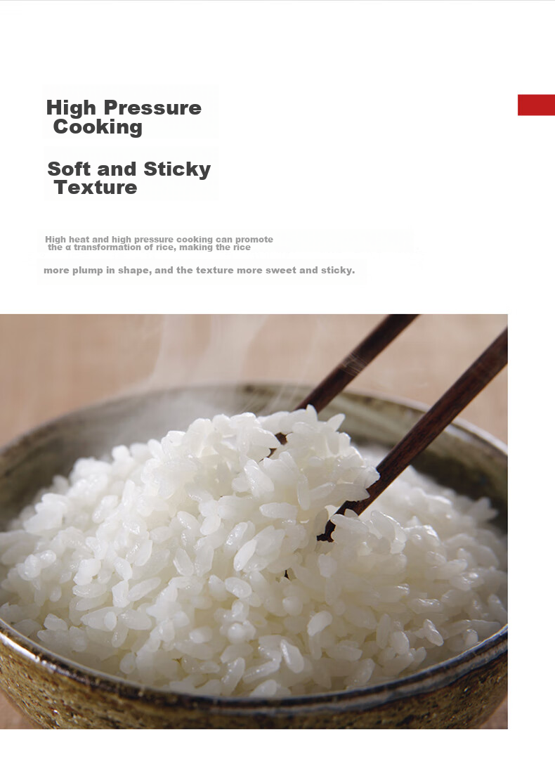 TOSHIBA , [Flagship Bestseller], 14-Layer Safety Protection Intelligent Pressure Cooker, Home Electric Pressure Cooker, Rice Cooker for 4-5 People, 4.8L, PC-48MRSC(W) 5