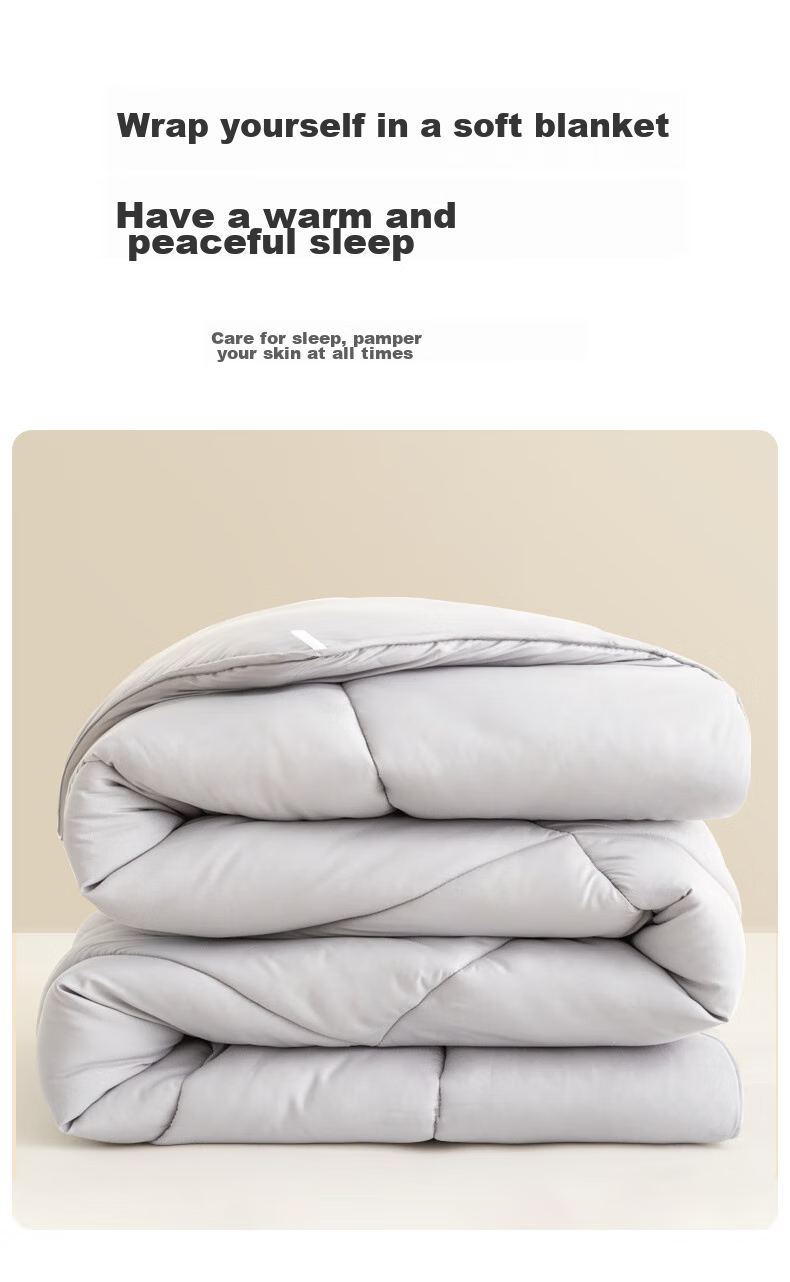 CROWN Comforter for Spring And Autumn, Air Conditioning Quilt for 1.5x2 Meter Bed, Duvet Insert, Dormitory Single Bed All-Season Fiber Cotton Quilt, 3.5 Jin Weight 3