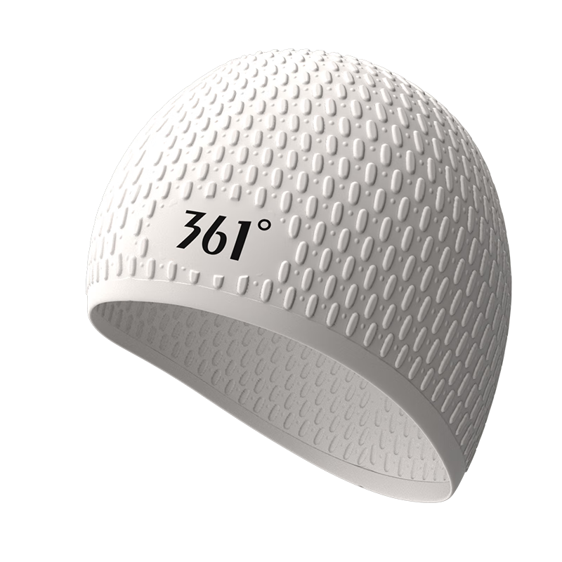 361° Women's Swimming Cap with Extra Ear Protection, Long Hair Swim Cap, Comfortable Non-Binding Waterproof Silicone Adult Swim Cap