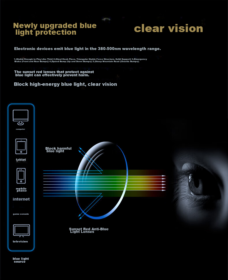Xiyanghong Reading Glasses for Women, Bifocal Anti-Blue Light Fashionable Ultra-Light Dual-Light Presbyopic Glasses for Elderly E9059H 300 Degrees 6