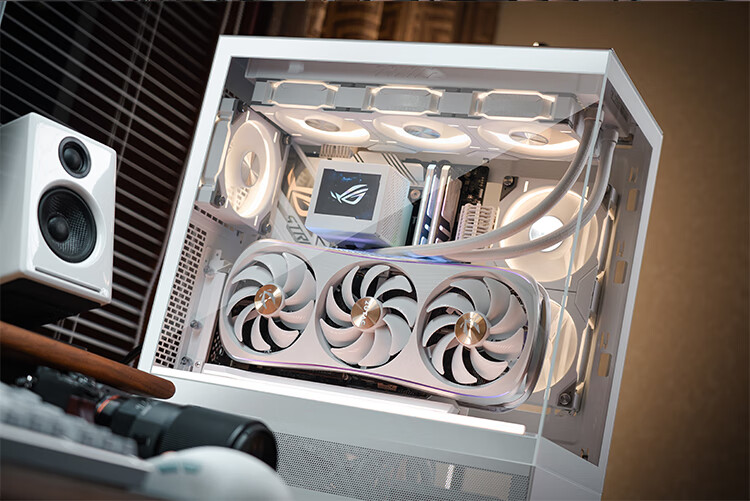 PHANTEKS XT523 View White Seaside View Tempered Glass Full-View ATX Motherboard Case for Desktop Computer (Side ARGB Light Strip/360mm Water Cooling Support/Type-C) 20