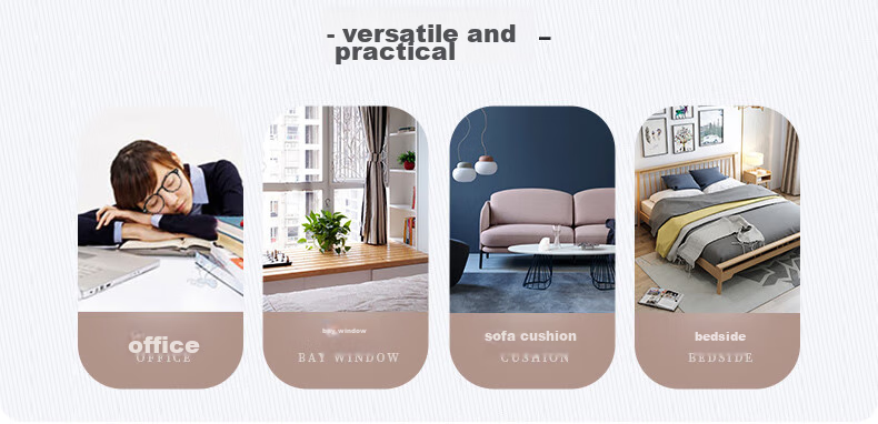 Hengyuanxiang Bed Head Triangle Cushion, Enlarged Car Backrest, Removable And Washable, Sofa Lumbar Support, Office Back Protection Pad, 55*25*50 15