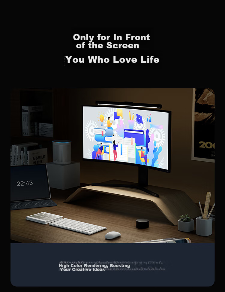 Mijia Smart Monitor Screen Hanging Lamp 1S, Computer Gaming Desk Reading Lamp, Xiaomi Lighting Gift 10