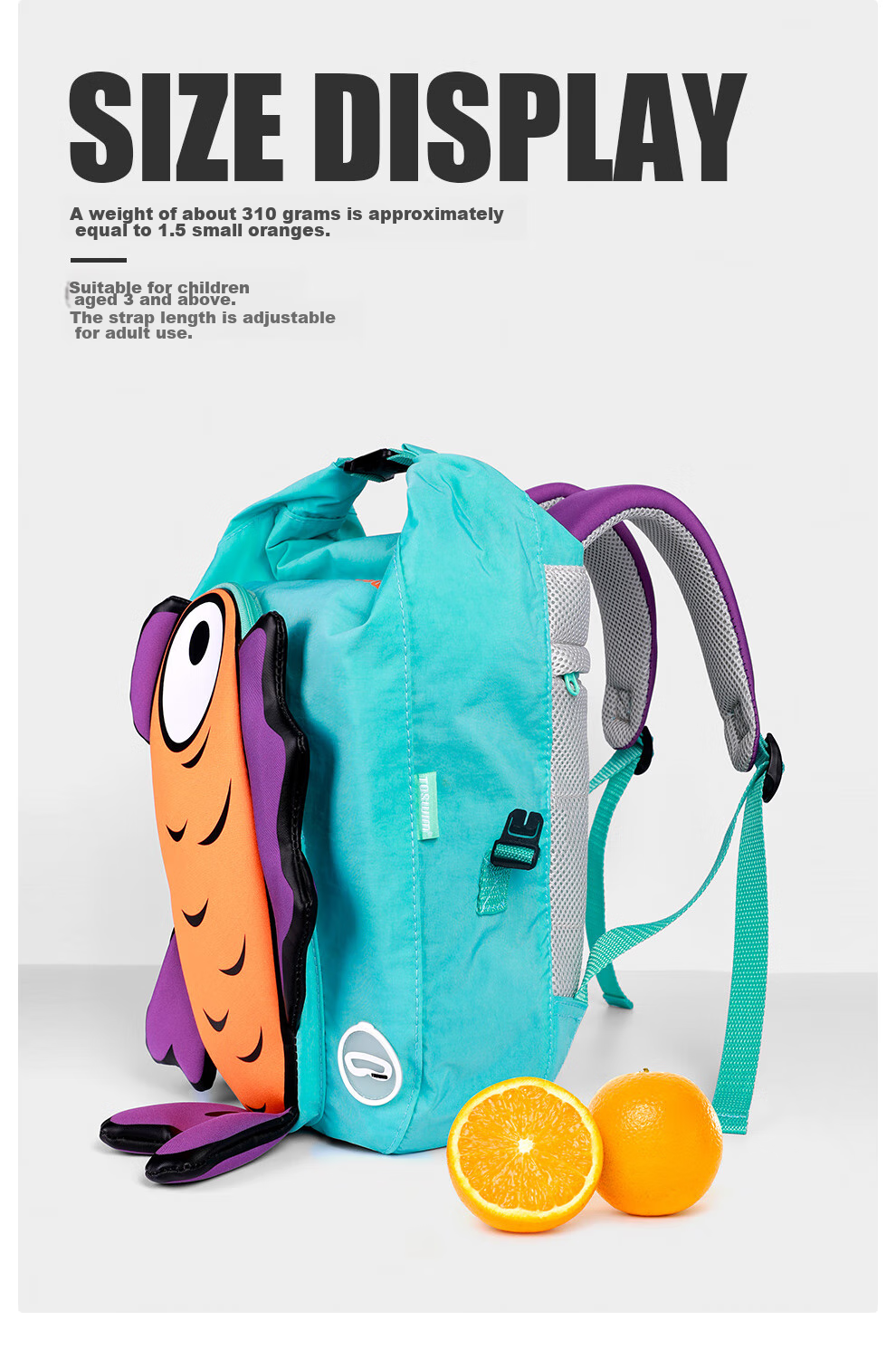 TOSWIM Waterproof Swimming Bag with Separate Wet and Dry Compartments, Independent Shoe Compartment, Multifunctional Backpack - Butter Croissant Color 6